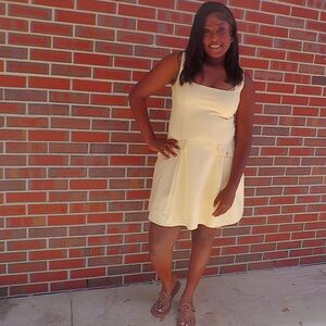 Fashion Nova Cute Soft Yellow Dress